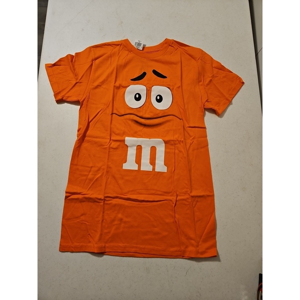 M&M's Candy Silly Character Face T-Shirt Graphic Tee for Candy‎ Lovers (A995)